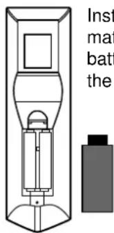 Palsonic TFTV535WS - Batteries for the Remote Control - 2