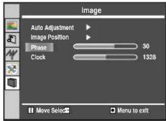 Palsonic TFTV535WS - Adjusting Clock and Phase - 1