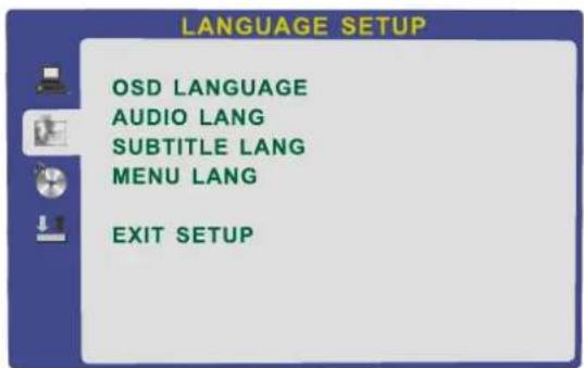 Palsonic TFTV5535PWDT - LANGUAGE SETUP - 1
