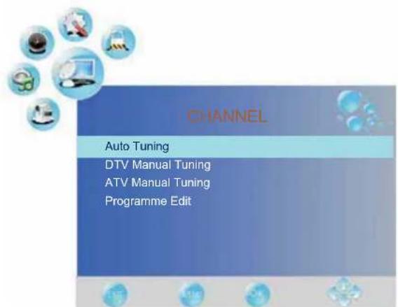 Palsonic TFTV5535PWDT - Customising the CHANNEL Settings - 1