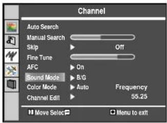 Palsonic TFTV515Y - Setting Colour and Sound System - 1