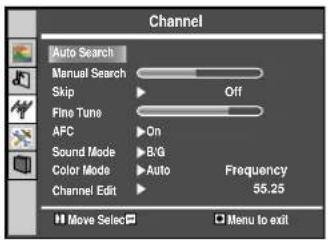 Palsonic TFTV515Y - Storing Channels in Memory Automatically - 1