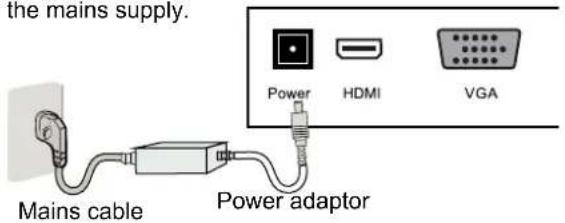 Palsonic TFTV4835PWDT - Power Connecting - 1
