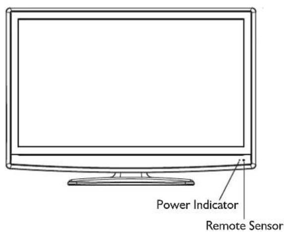 Palsonic TFTV421FHD - Main Unit (front view/side view) - 1