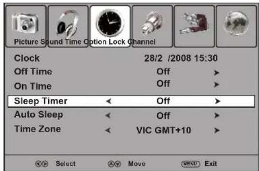 Palsonic TFTV421080HD - Sleep Timer Setup - 1