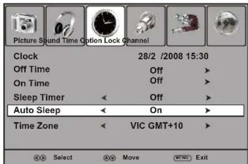 Palsonic TFTV421080HD - Auto Sleep Setup - 1