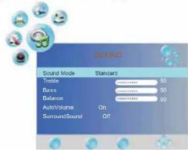 Palsonic TFTV388HD - SOUND MENU: - 1
