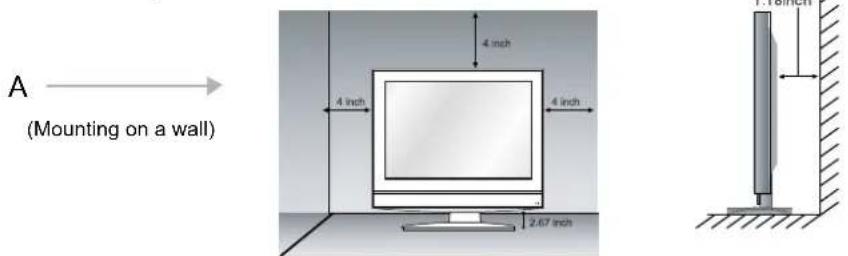 Palsonic TFTV3839DT - Wall Mounting - 1