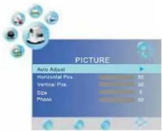 Palsonic TFTV3835DT - Customising the PICTURE Settings - 3