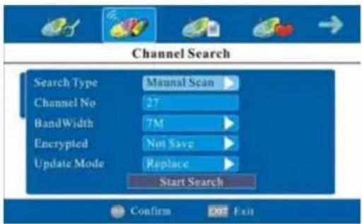 Palsonic TFTV2250DT - Channel Search - 1
