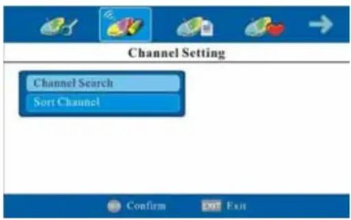 Palsonic TFTV2250DT - Channel Setting - 1