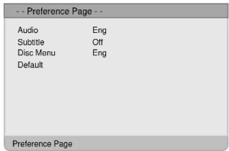 Palsonic TFTV2035BK - Preference Setup - 1