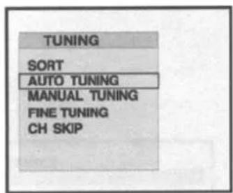Palsonic TFTV201 - Storing the Channels Automatically - 2
