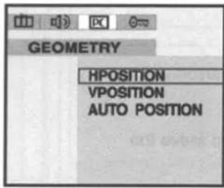Palsonic TFTV201 - Adjusting the Geometry Settings - 1