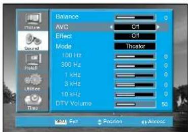 Palsonic TFTV106HDT - Select AVC (Auto Volume Control) - 4