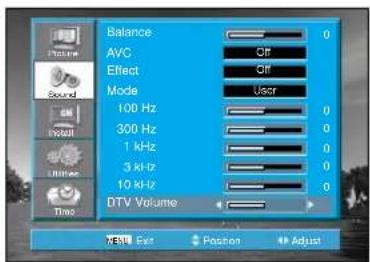 Palsonic TFTV106HDT - Adjust the Digital volume - 2