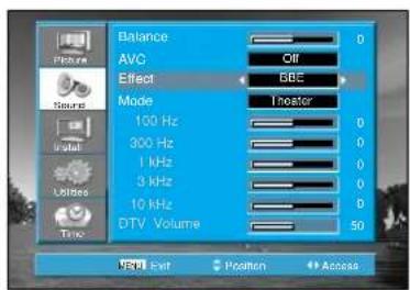 Palsonic TFTV106HDT - Sound mode selects what you want. - 4