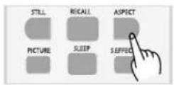 Palsonic TFTV106HDT - Press the "ASPECT" button. - 1