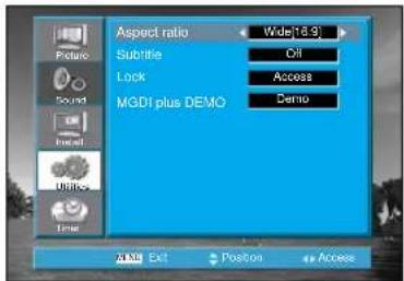 Palsonic TFTV106HDT - Adjust the Aspect ratio - 2