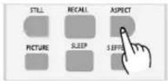 Palsonic TFTV106HDT - Press the "ASPECT" button - 1