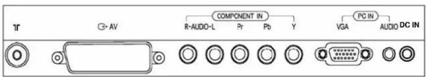 CHANGHONG TM150F7E - Amplificatory Illustration of Signal Input Ports - 1