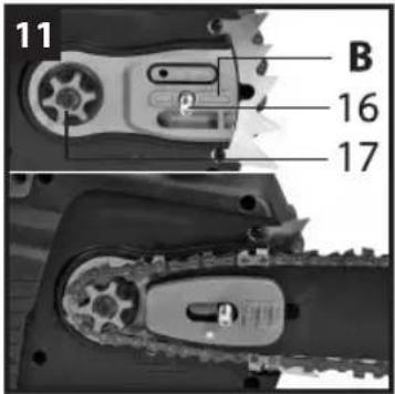 COBRA CS45E - Mounting guide bar and chain - 5