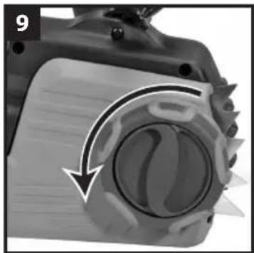 COBRA CS45E - Mounting guide bar and chain - 2