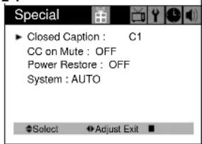 DAEWOO DTH-14 V4FSN - Changing the Language of the On-screen Menus - 4