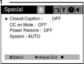 DAEWOO DTH-14 V4FSN - Changing the Language of the On-screen Menus - 3