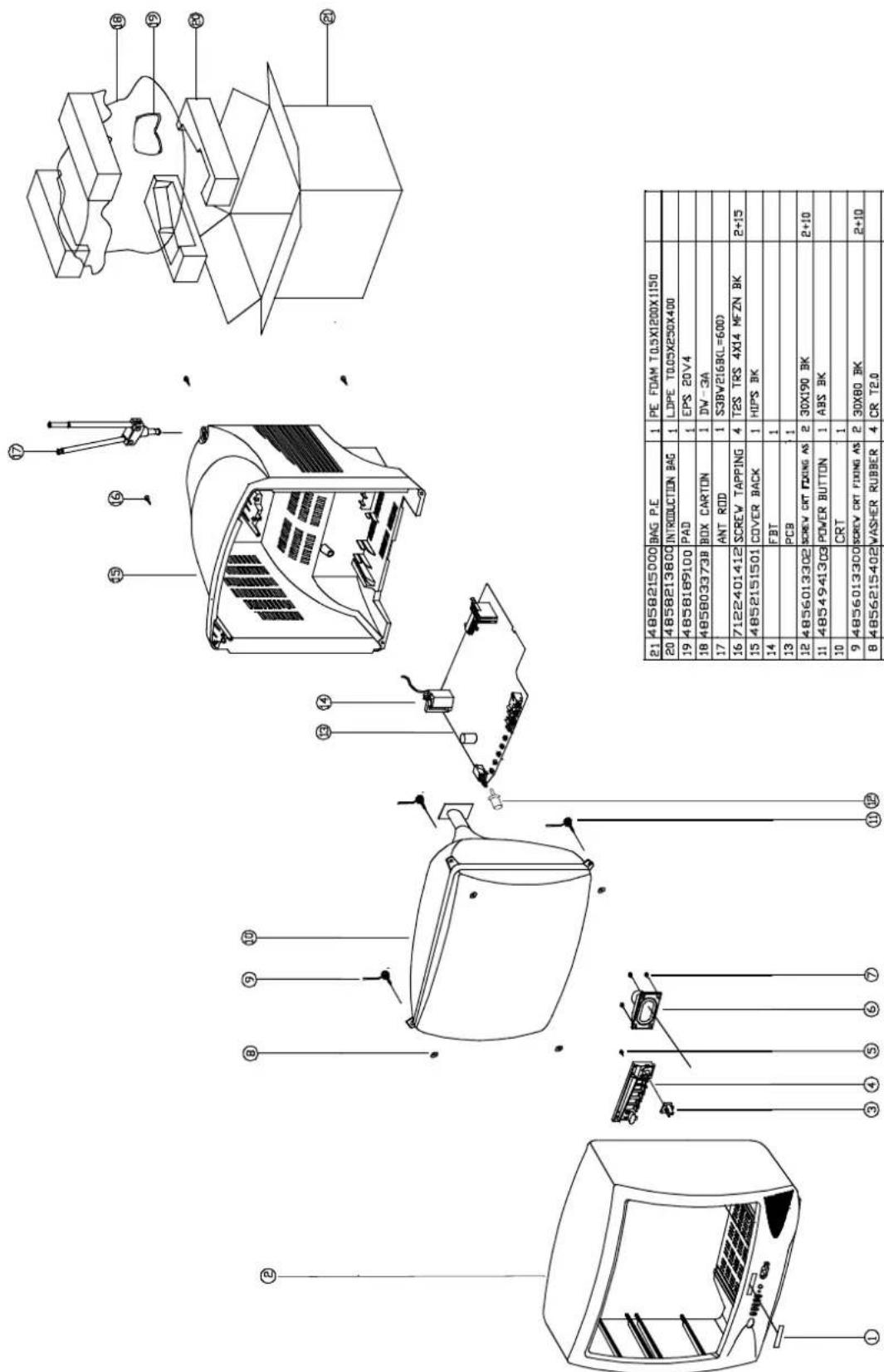 DAEWOO DTH-14 V4FSN - DTH-20V3FSN - 3
