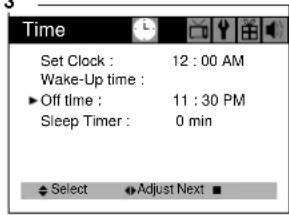 DAEWOO DTH-14 V4FSN - Setting Off Timer - 3