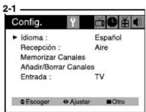 DAEWOO DTH-14 V4FSN - Changing the Language of the On-screen Menus - 2