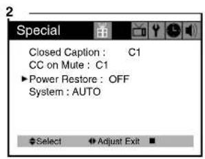 DAEWOO DTH-14 V4FSN - Power Restore - 2