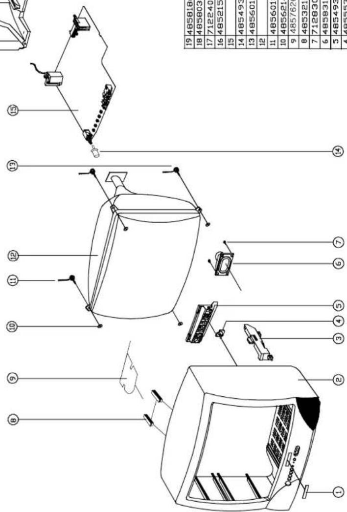 DAEWOO DTH-14 V4FSN - SCHEMATIC DIAGRAM - 2