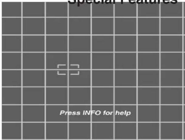 Special Features Press INFO for help
