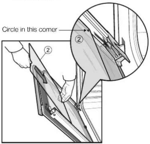 Circle in this corner ② ②