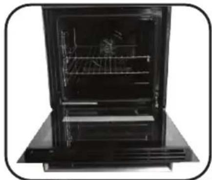 BAUMATIC BODM754B - REMOVAL AND CLEANING OF THE GLASS DOOR - 1
