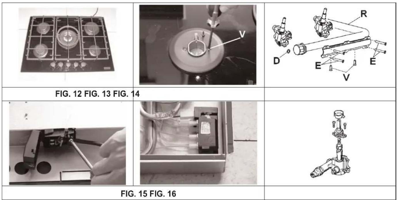 BLANCO CGG704WCP - Greasing the taps (see fig. 16) - 1