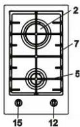 BLANCO CGG704WCP - DESCRIPTION OF HOBS - 1