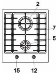 BLANCO CGG302FFC - DESCRIPTION OF HOBS - 2