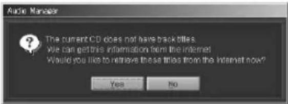AIWA MM-RX400 - Obtaining track information about a music CD automatically - 1