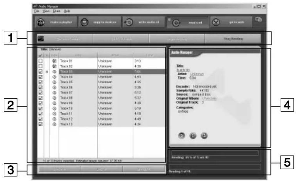 AIWA MM-RX400 - Read a CD window - 1