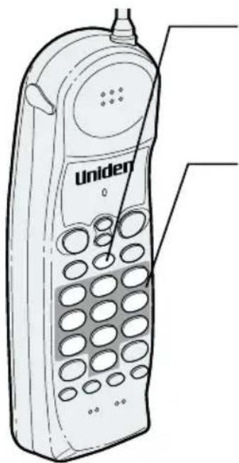 UNIDEN EXS 2050 - Erasing a stored phone number - 1