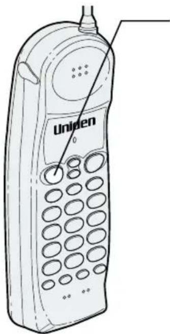UNIDEN EXS 2050 - When speaking on the base - 1