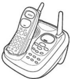 UNIDEN EXA 7250 - Connect the Base Unit and Charge the Handset - 3