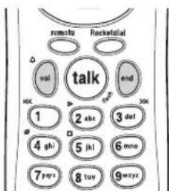 remoto Rock Mandal vol talk end 1 2 abc 3 del 4 shi 5 jkl 6 mno 7 ppy 8 tuv 9 wyyz