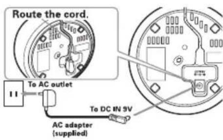 UNIDEN DMX 776 - Connect the expansion handset's charger - 1