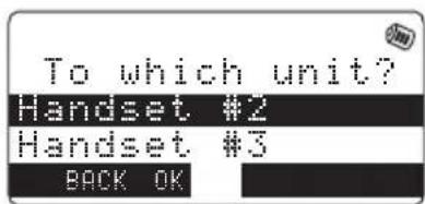 UNIDEN DMX 776 - Copying phonebook entries to another handset - 1