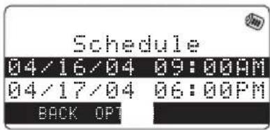 UNIDEN DMX 776 - Scheduling a reminder - 1