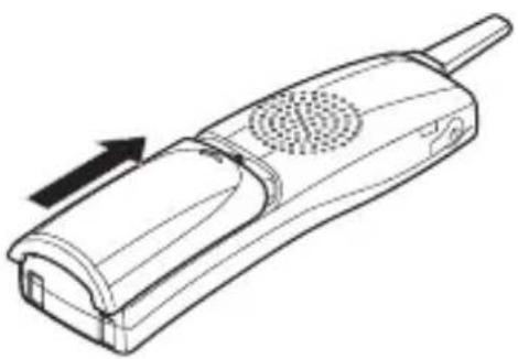 UNIDEN DCX 520 - Install the AA Batteries - 2